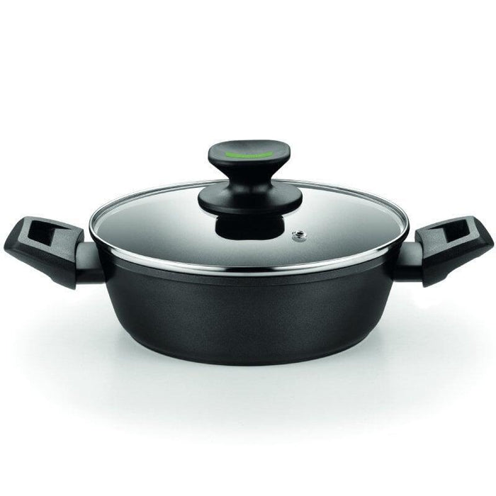 Cacerola Baja Monix Green M480528 Ø28cm Aluminio Forjado Apta Para Inducción