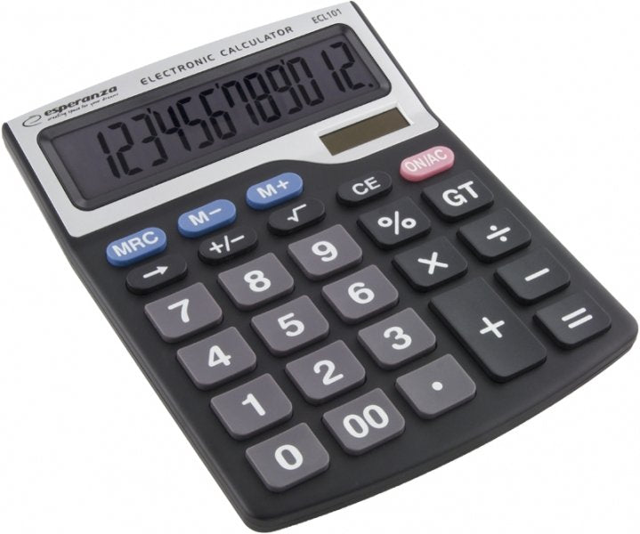 EAN 5901299903544 - Esperanza ECL101 calculadora Escritorio Calculadora básica Negro imagen 1