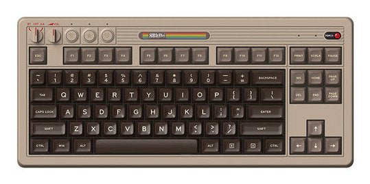 EAN 6922621506737 - 8Bitdo C64 Edition teclado Juego USB + RF Wireless + Bluetooth QWERTY Inglés del Reino Unido Gris imagen 2
