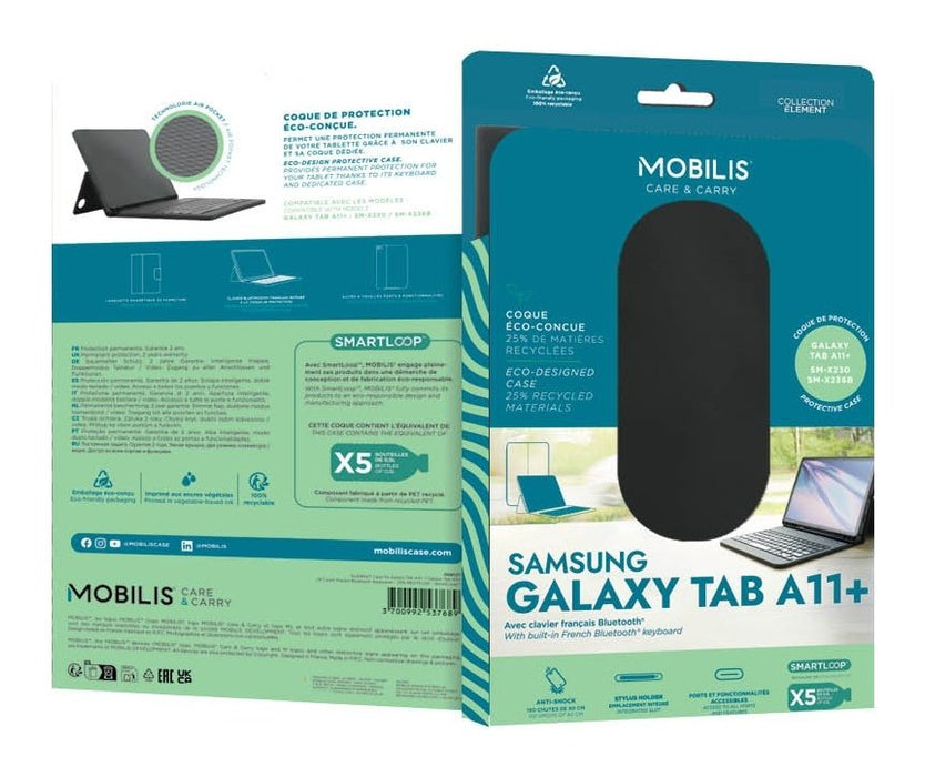 EAN 3700992537689 - Mobilis ELEMENT Case Galaxy Tab A11+/A9+ 27,9 cm (11") Folio Negro imagen 3