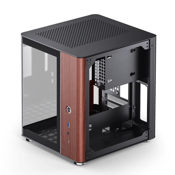 EAN 6970620554099 - Jonsbo TK-0 BLACK carcasa de ordenador Negro, Madera imagen 12