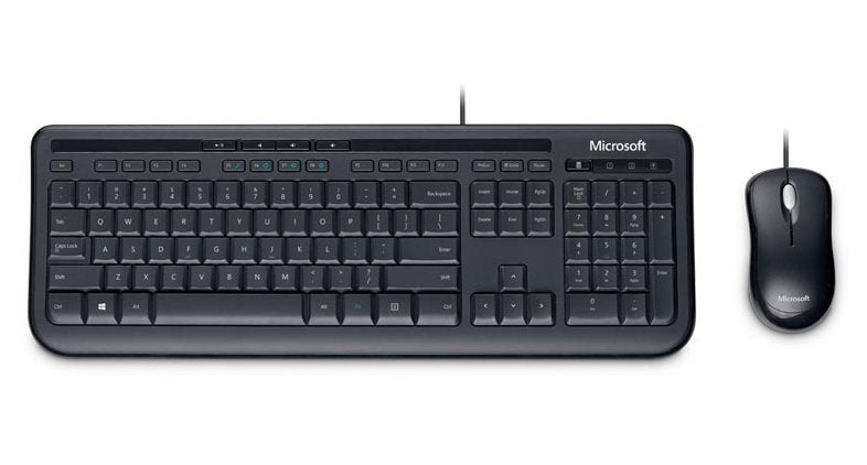 EAN 0882224742030 - Microsoft Wired Desktop 600, DE teclado Ratón incluido USB QWERTZ Negro imagen 1