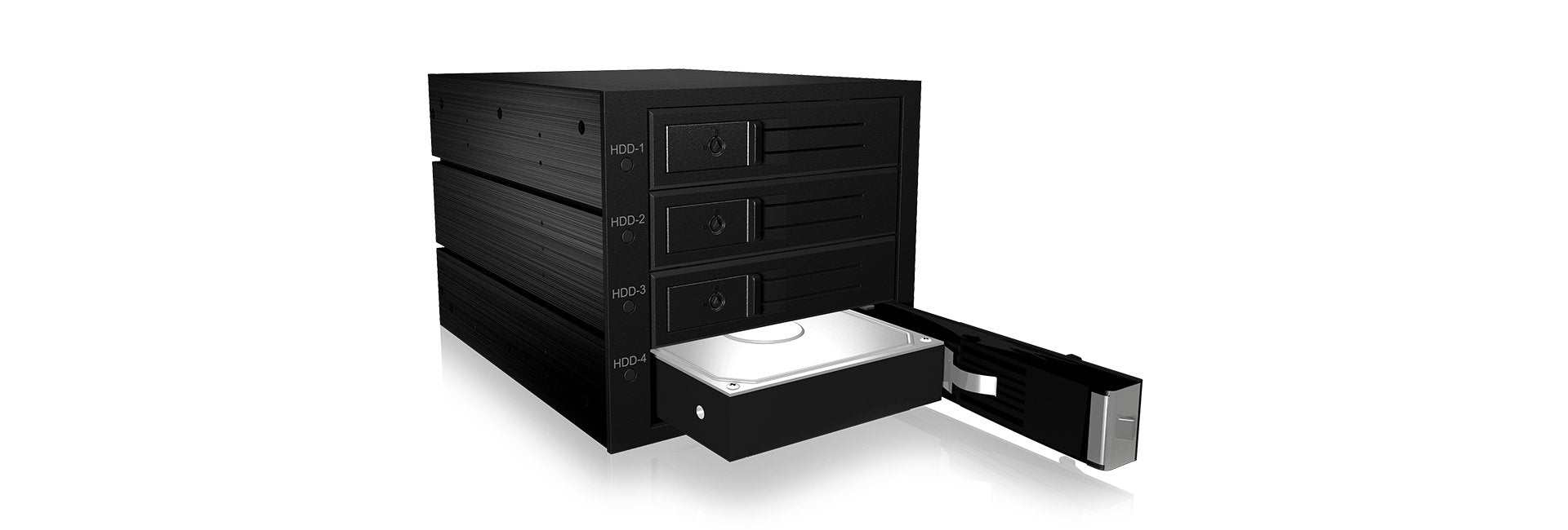 EAN 4250078169529 - ICY BOX IB-564SAS-12G unidad de disco multiple Negro imagen 5