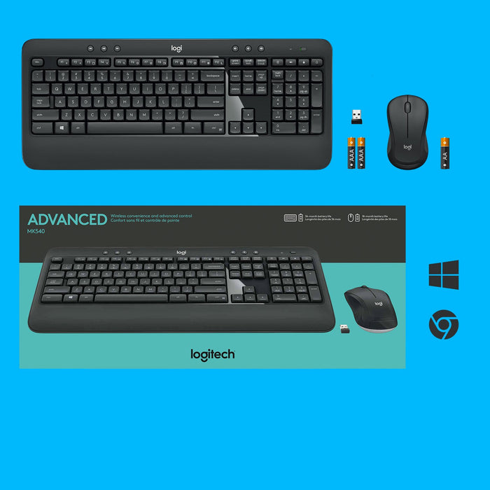 EAN 5099206077461 - Logitech 920-008685 teclado Ratón incluido Universal RF inalámbrico QWERTY Internacional de EE.UU. Negro imagen 14