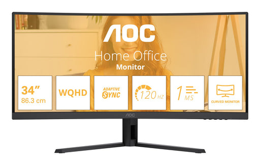 EAN 4038986113250 - AOC B3 CU34B3E pantalla para PC 86,4 cm (34") 3440 x 1440 Pixeles Wide Quad HD LED Negro imagen 1