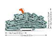 EAN 4050821322030 - Wago 2003-6641 bloque de terminales Gris imagen 3