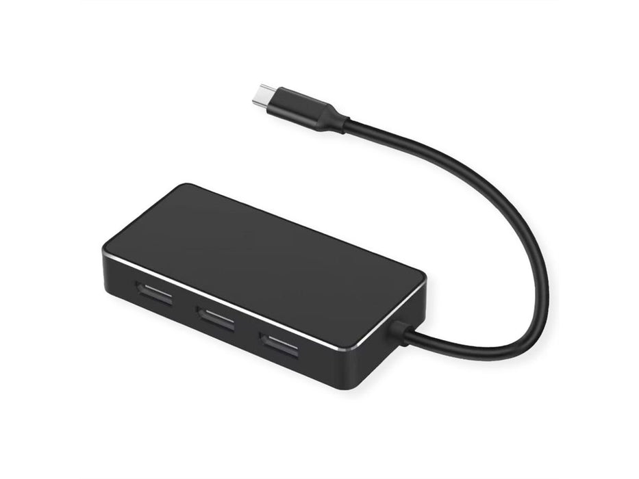 EAN 7630049632417 - VALUE 12.99.1032 adaptador de cable de vídeo 0,19 m USB Tipo C 3 x DisplayPort Negro imagen 2