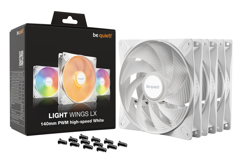 EAN 4260052191699 - be quiet! LIGHT WINGS LX 140mm PWM High Speed 3-Pack White Carcasa del ordenador Ventilador 14 cm Blanco  imagen 5