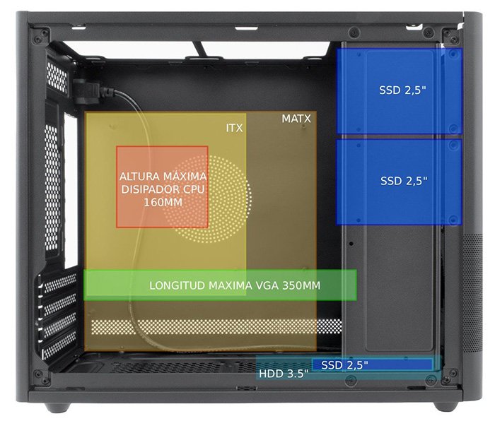 EAN 8436624423871 - CoolBox COO-CHA-MP2-0 carcasa de ordenador Midi Tower Negro imagen 7