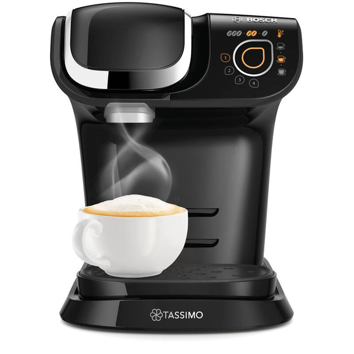 Cafetera De Capsulas Multibebida Bosch Tassimo My Way 2 Negra 1500w Capacidad 1.3l Automatica 1 Solo Botón Sensortouch Incluye Filtro Brita Maxtra