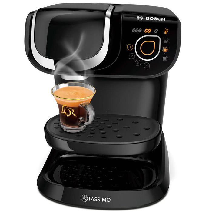 Cafetera De Capsulas Multibebida Bosch Tassimo My Way 2 Negra 1500w Capacidad 1.3l Automatica 1 Solo Botón Sensortouch Incluye Filtro Brita Maxtra