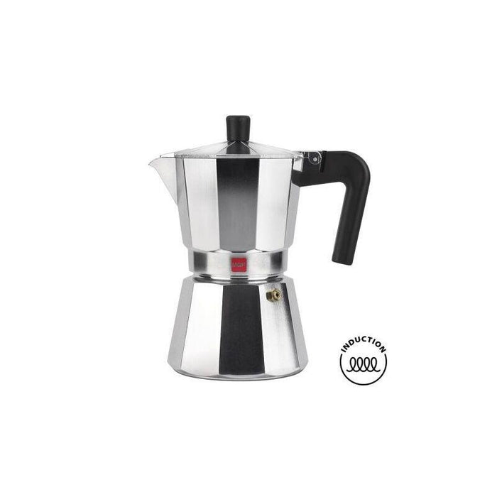 Cafetera Italiana Magefesa Catual Inducción - 6 Tazas · Acero Inoxidable