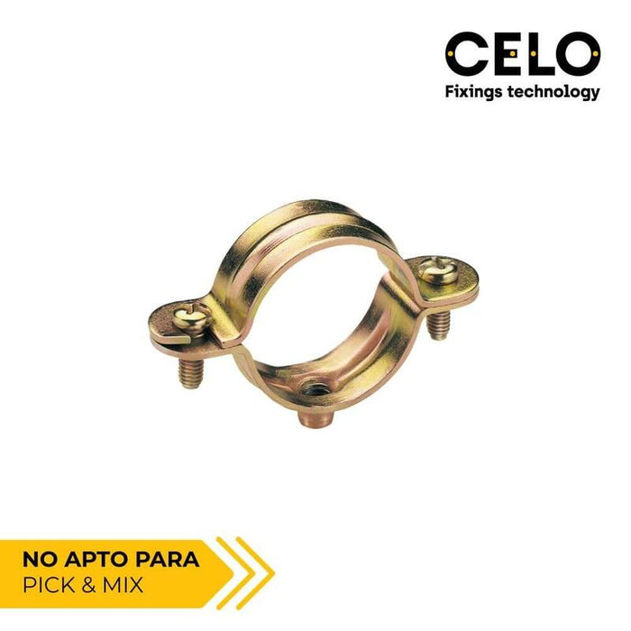 Caja 100 Unid. Abrazadera L Ø18x43mm Din/Ref L Celo