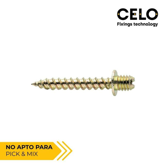 Caja 100 Unid. Tirafondo Din/Ref Tf M Ø6x30mm Bricomatado Celo
