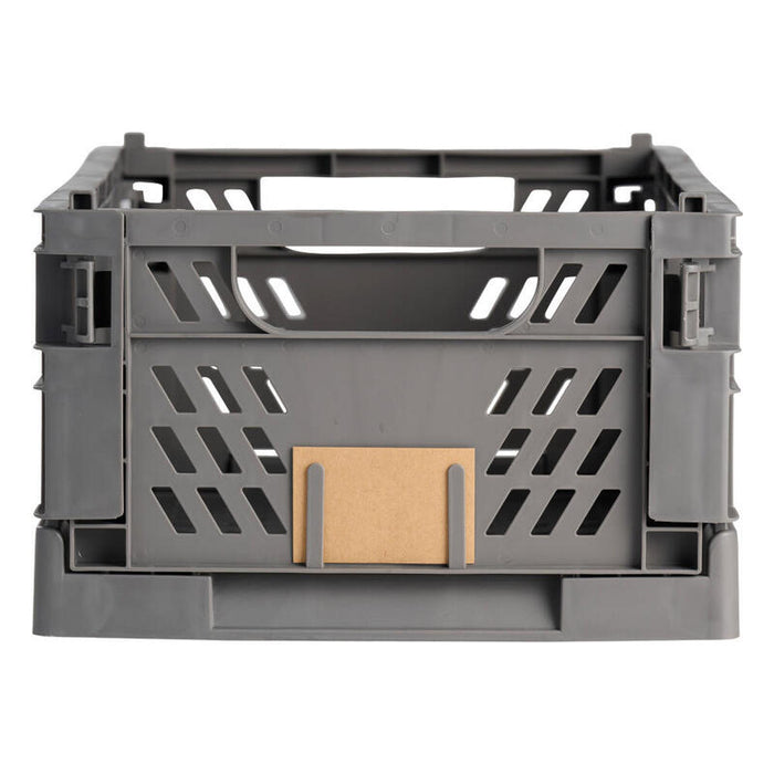 Caja Almacenaje Plegable Gris 50 X 33 X 25 Cm