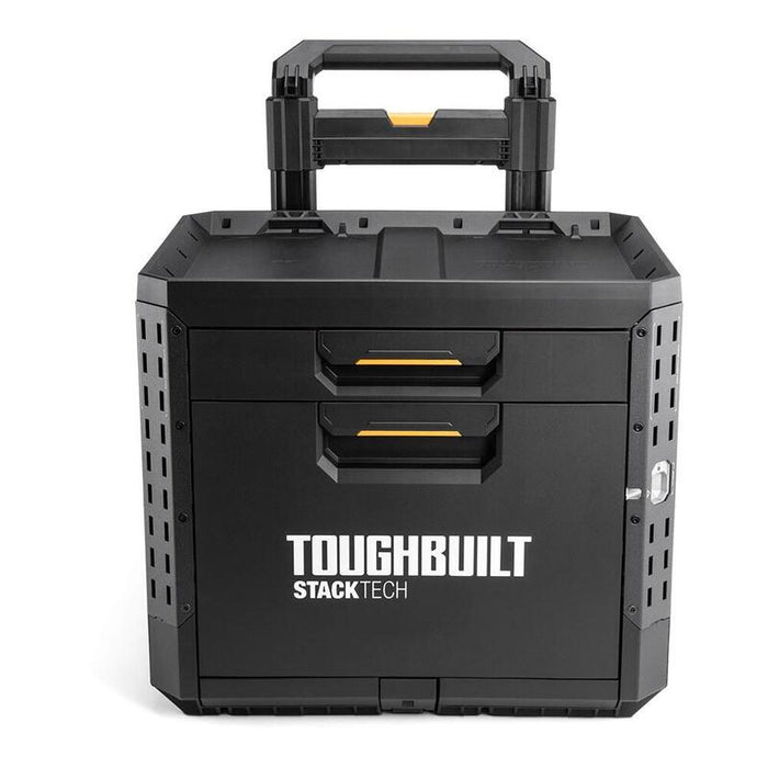 Caja De Herramientas Con Ruedas De 2 Cajones Con Cierre, Stacktech, 53 X 40,5 X 47,7 Cm