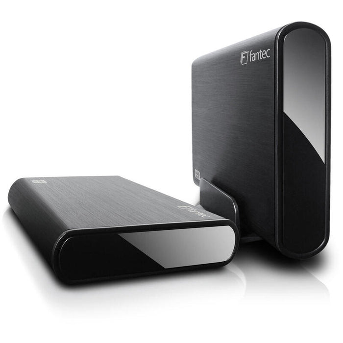 Caja Hdd 3,5", Usb 3.1, Fantec Db-Alu31 Negra Para Sata-Hdd