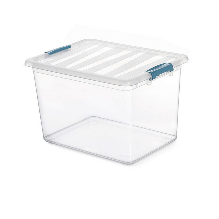 Caja Katla Transparente 20 L Con Asas Ergonomicas 39 X 29 X 25,5 Cm