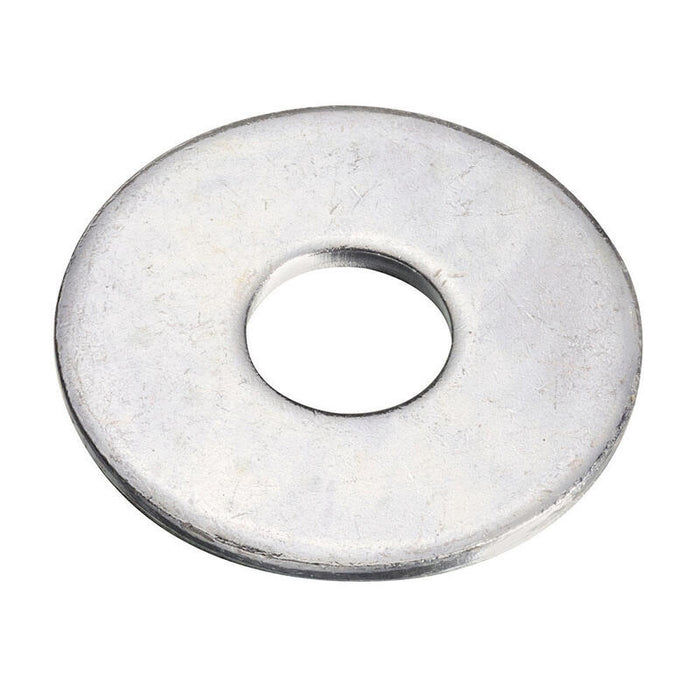 Caja L 100 Unid. Arandela Plana Ancha Cinc 8,4x24mm Fadix