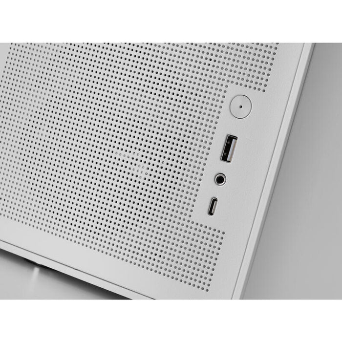 Caja Microatx Mars Gaming Mcxps Cristal Templado Mesh Gpu 280-360mm 1x3.5 2x2.5 Blancocompatible Atx/Sfx