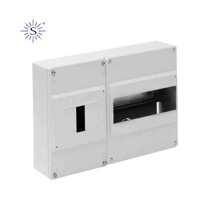 Caja Para Distribución 1 Icp+5 Elementos Blanca 120x140x58mm Solera (Retractilado) 691b
