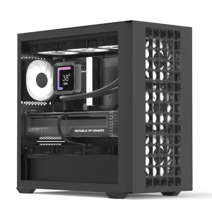 Caja Pc Aerocool Geh Mini D302a-G-Bk-V1 B Mesh Micro-Atx