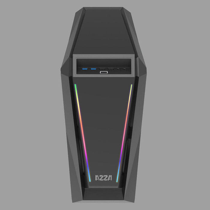 Caja Pc Azza Midi Atx Chroma 410a (B/Win) 1x Rgb  Csaz-410a