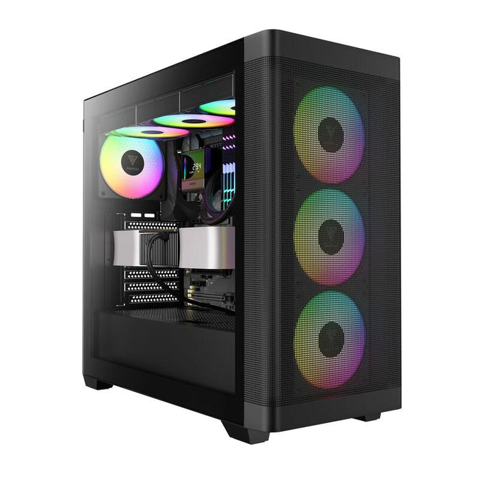 Caja Pc Gamdias Athena M3 Gaming Miditower Black 4x120mm Argb Retail