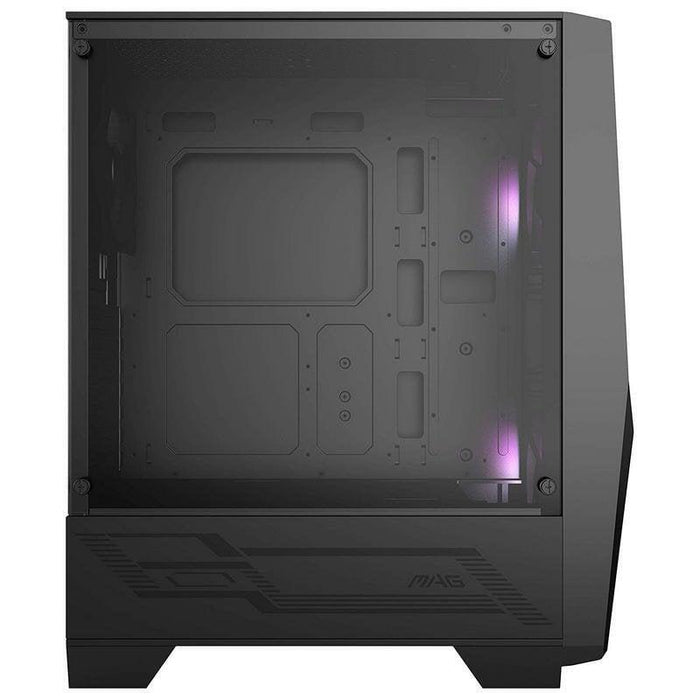 Caja Pc Gaming Msi Mag Forge 100r Cristal Templado Usb 3.2 Argb Negra
