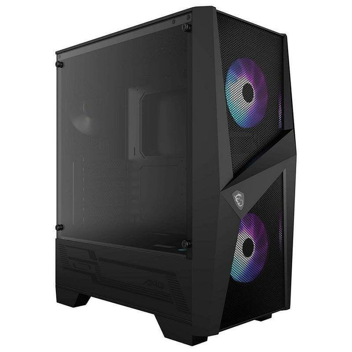 Caja Pc Gaming Msi Mag Forge 100r Cristal Templado Usb 3.2 Argb Negra