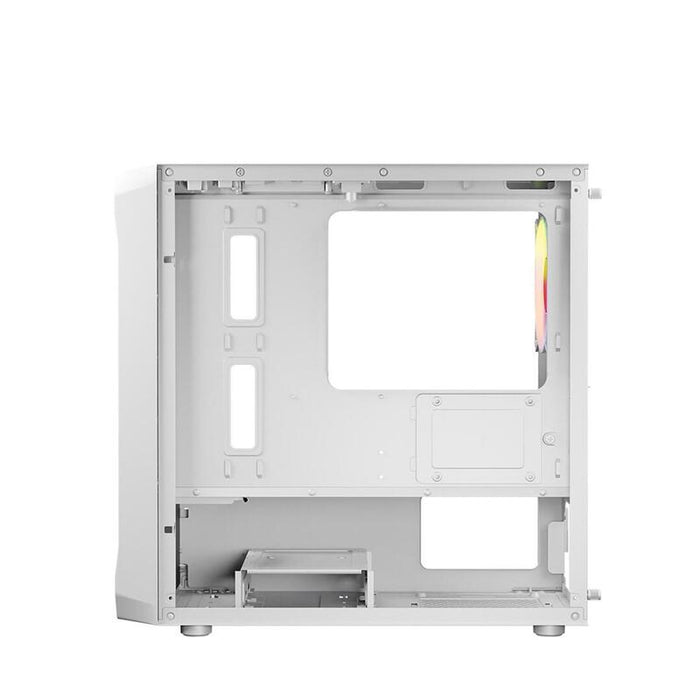 Caja Pc Logic Portos Argb Mini  Usb 3.0 Blanco