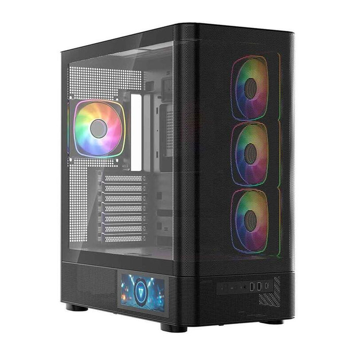 Caja Pc Modecom  Volcano Aq400 Argb Midi Negro