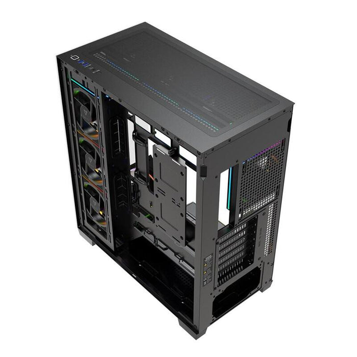 Caja  Pc Modecom Volcano Stellar Plus Argb Midi 8f Negro At-Stellar-Plus-8f-Argb-