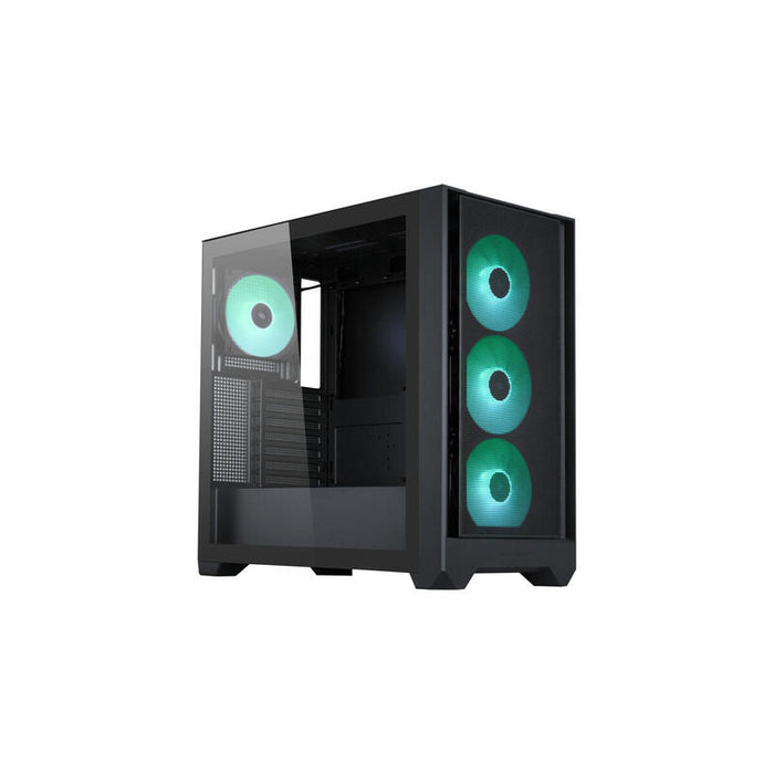 Caja Pc Silentware Flow 110 A-Rgb, Negra, Vidrio Templado Flow110black