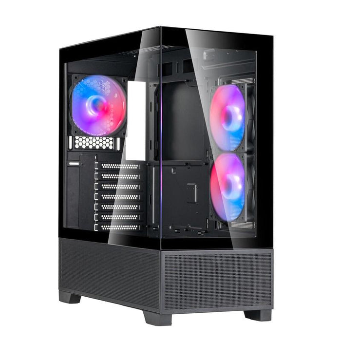 Caja Pc Silverstone Technology Lucid 05 (Negro, 270° Panoramaglas-Design) Sst-Ld05-B-Arg