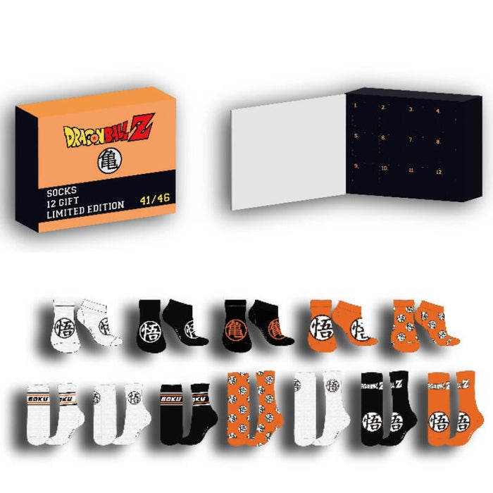 Caja Regalo 12 Pares Calcetines Dragon Ball Talla 41 46