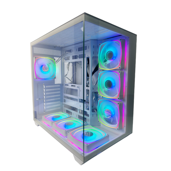 Caja Semitorre Atx Ut500 F-Rgb Blanco Bitfenix Atx / Gpu 407 Mm / Disipador 162 Mm / 1×3.5 + 1×2.5 / Usb 3.0 + 2×Usb 2.0