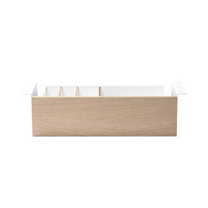 Cajon Para Escritorio Artisan Combinación Blanco Y Madera Natural