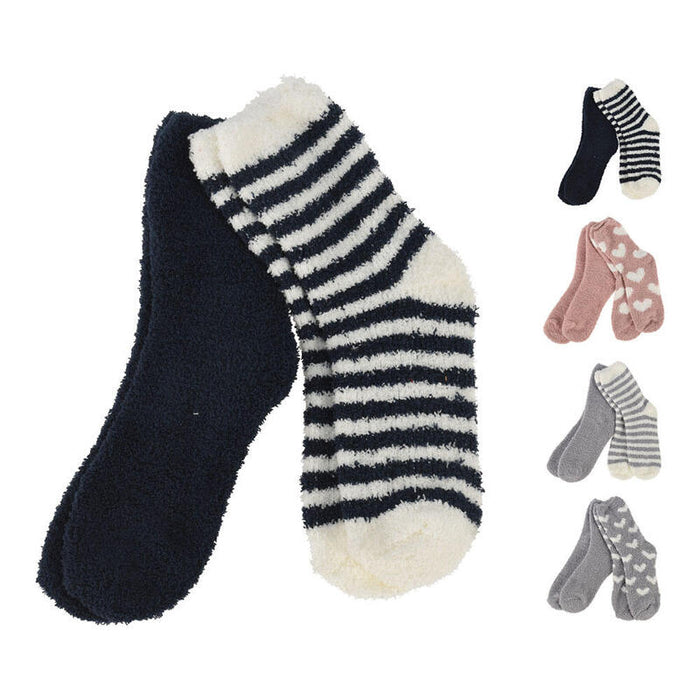 Calcetines De Niños Para Invierno Con Medidas 32x10cm, Modelos Surtidos.