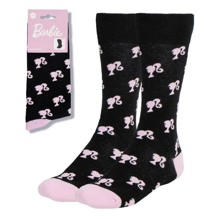 Calcetines Negro Barbie Tu 36 43