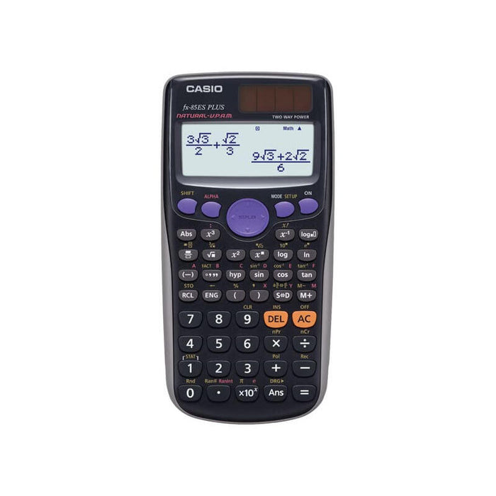 Calculadora Científica Casio Fx-85esplus-2 B, 252 Funciones, 77x162mm, Cartón, Negra