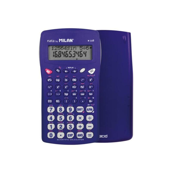 Calculadora Científica Milan M228 Acid Azul