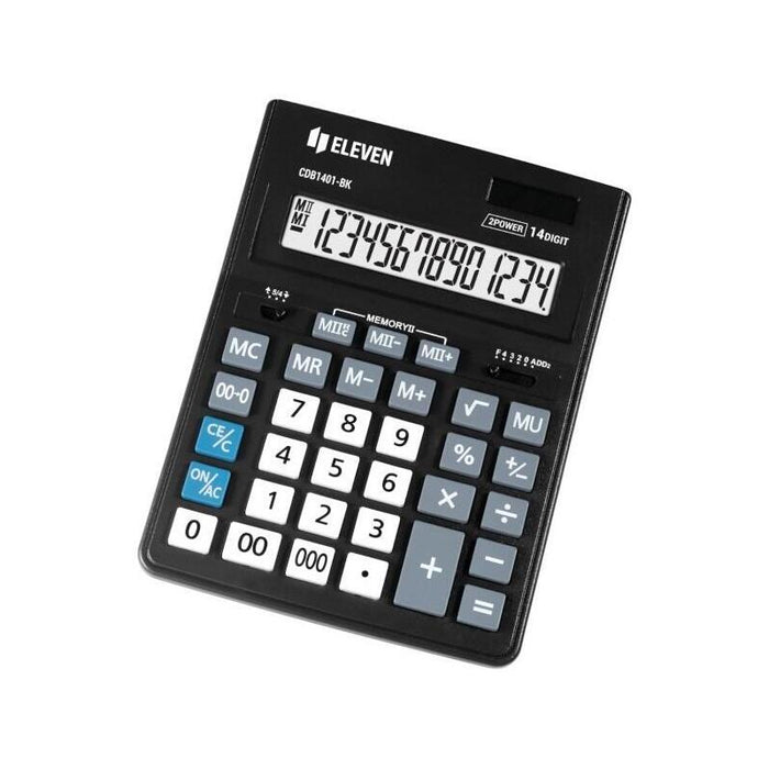 Calculadora De Oficina Eleven Cdb1401-Bk Negra