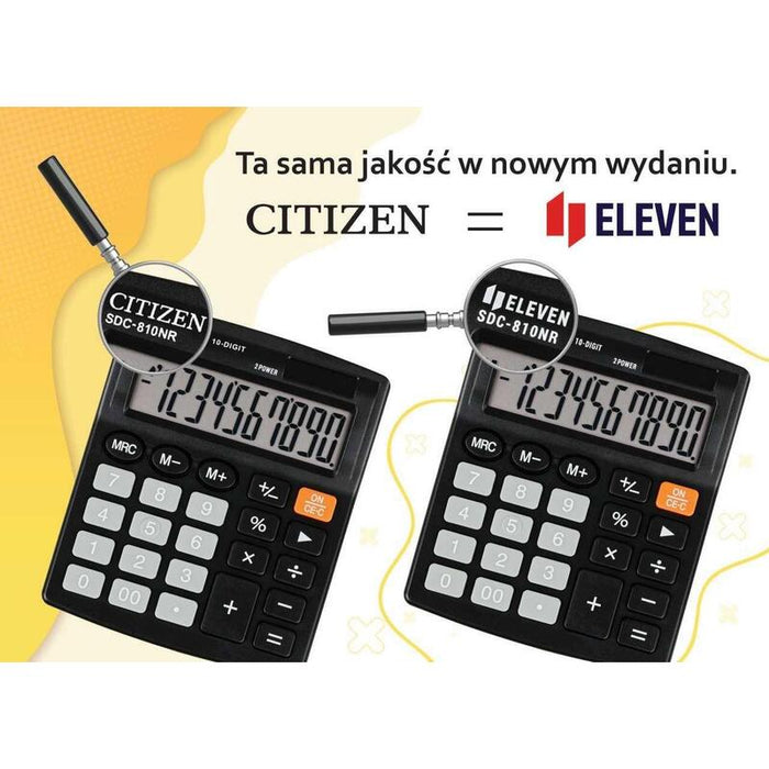 Calculadora De Oficina Eleven Sdc-888x-Bk