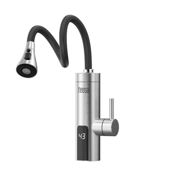 Calentador De Agua Instantáneo Teesa Con Caño Flexible Tsa4107 Metal