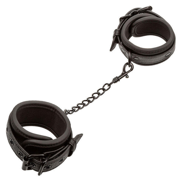Calexotics - Nocturnal Esposas Cuero Ajustable Negro