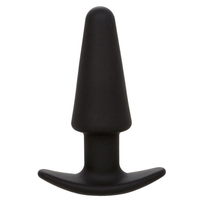 Calexotics - Rock Bottom Plug Anal Cónico 10 Vibraciones Silicona Negro