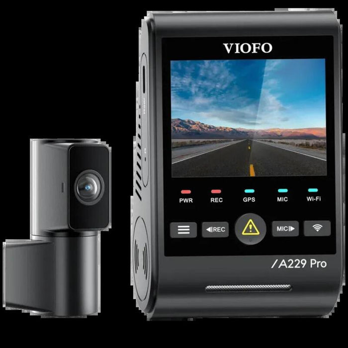 Cámara De Salpicadero Viofo A229 Pro Tele 4k + 2k Wifi Gps
