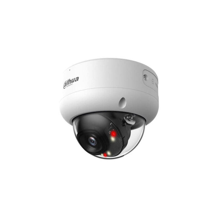Camara  (Dh-Ipc-Hdbw3849ep-S-Il-0280b) Dahua  Ip Domo Antivandalica 8mp  Wizsense Smart Dual Light Acupick Inteligencia Artificial Led Ir Wdr, Micro Integrado, Fija 2.8mm