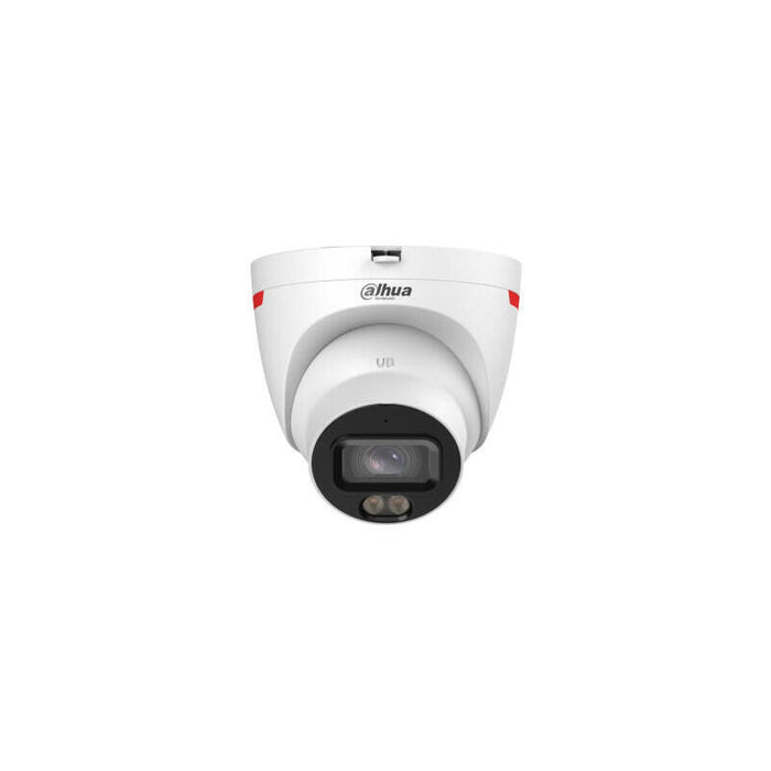 Camara  (Dh-Ipc-Hdw2849tp-S-Led-0280b-Pro) Dahua Ip Wizcolor Turret Wizsense Serie 2 8mp Con Inteligencia Artificial Soporta Microsd 256gb, 12 Vdc/Poe, Smd Plus, Wdr 120db, Optica Fija  2.8mm